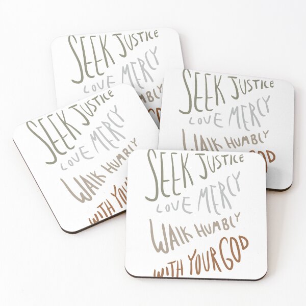 Item preview, Seek Justice, Love Mercy, Walk Humbly with Your God designed and sold by Ashley Moen.