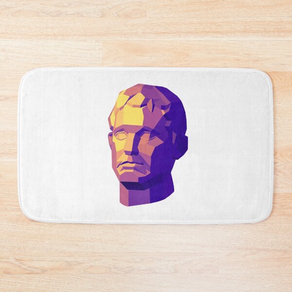 Item preview, Julius Caesar Planar Head Painting (Yellow & Purple) designed and sold by nicolekadom.