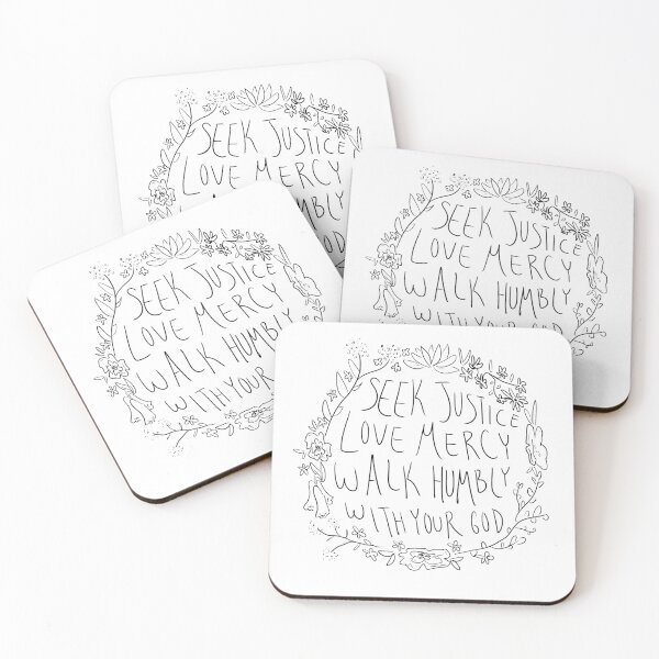 Item preview, Seek Justice, Love Mercy, Walk Humbly with Your God designed and sold by Ashley Moen.