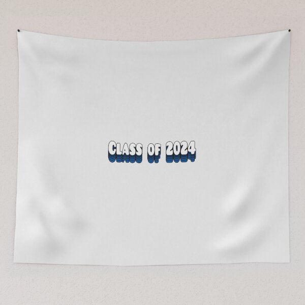 Item preview, class of 2024 blue gradient sticker designed and sold by vanessapavita.