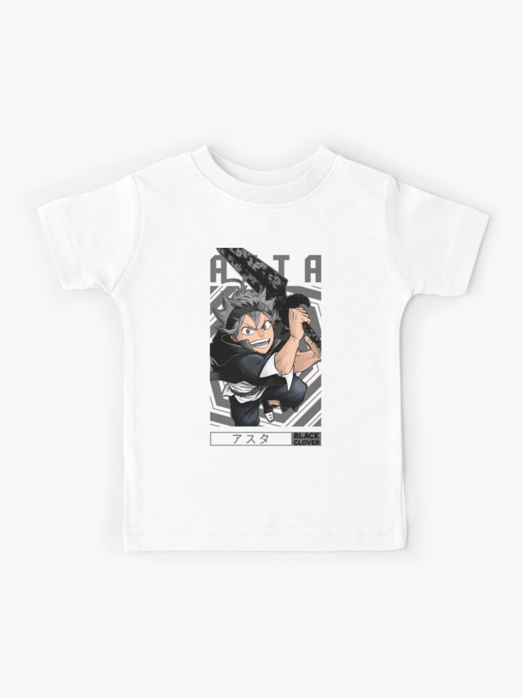 black clover anime t shirt