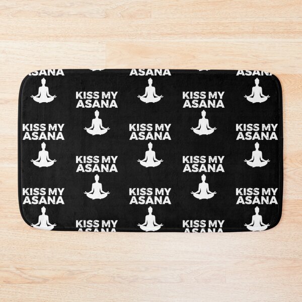 Item preview, Funny Yoga Design - Kiss My ASANA designed and sold by EstelleStar.