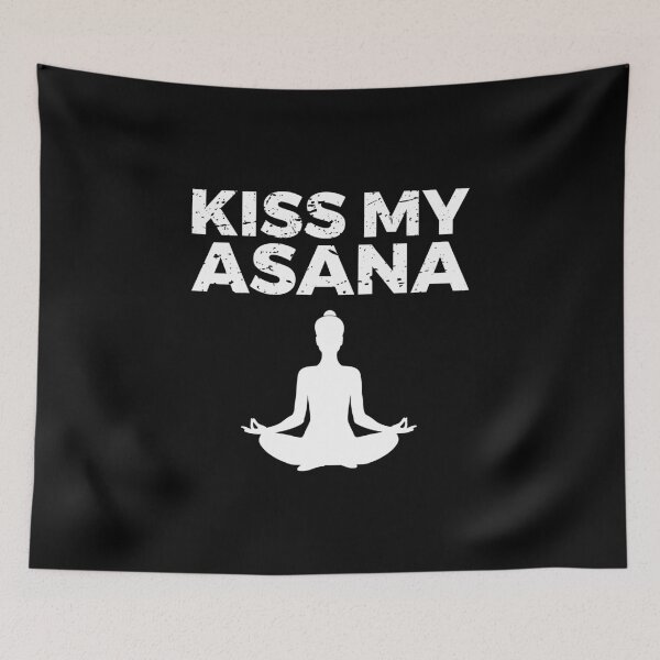Item preview, Funny Yoga Design - Kiss My ASANA designed and sold by EstelleStar.