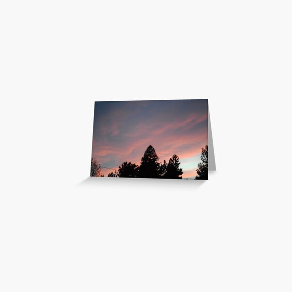 Evening Clouds! Greeting Card