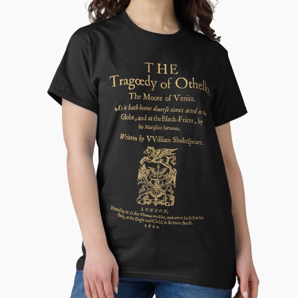 Item preview, Shakespeare, Othello. Dark clothes version. designed and sold by bibliotee.