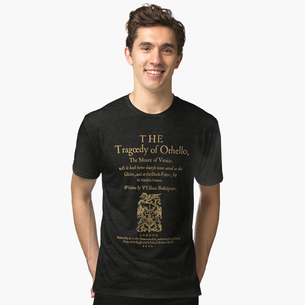Vista previa del artículo con la obra «Camiseta de tejido mixto», diseñado y vendido por bibliotee.