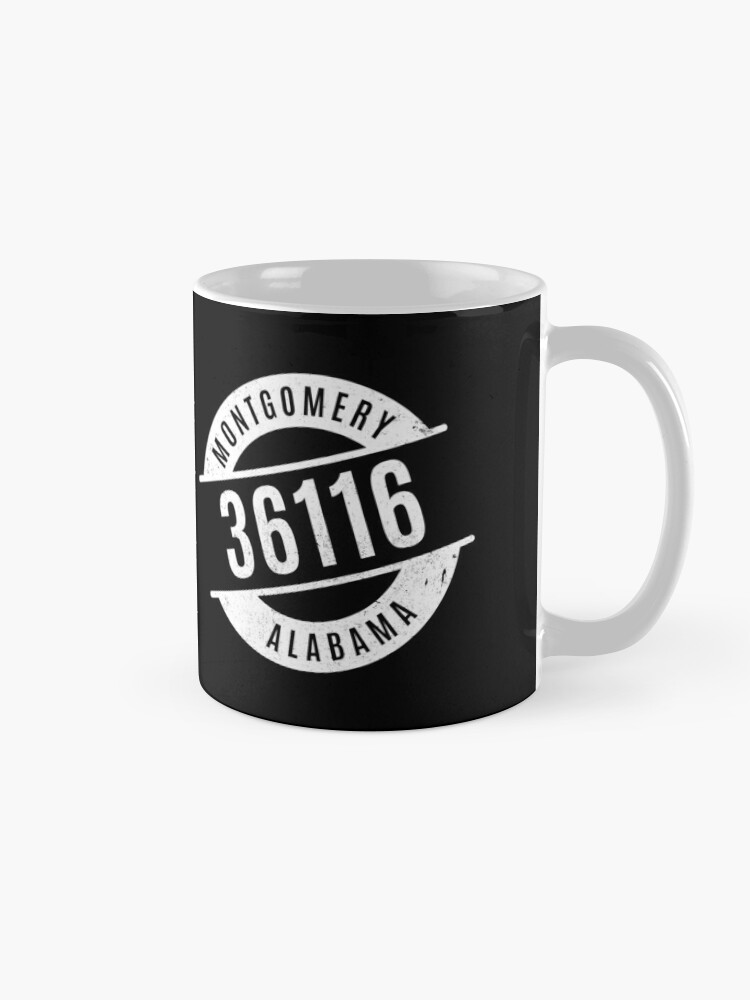 "Montgomery Alabama 36116 Zip Code" Mug by creativecurly Redbubble