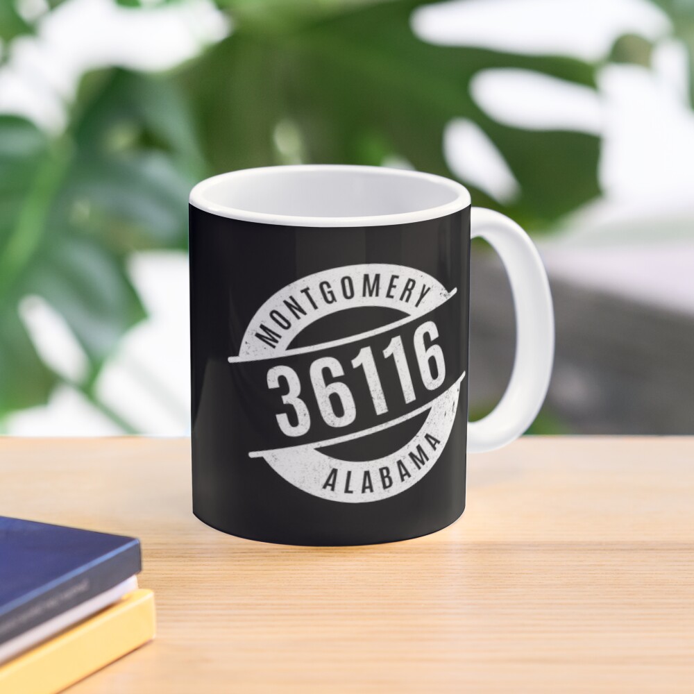 "Montgomery Alabama 36116 Zip Code" Mug by creativecurly Redbubble