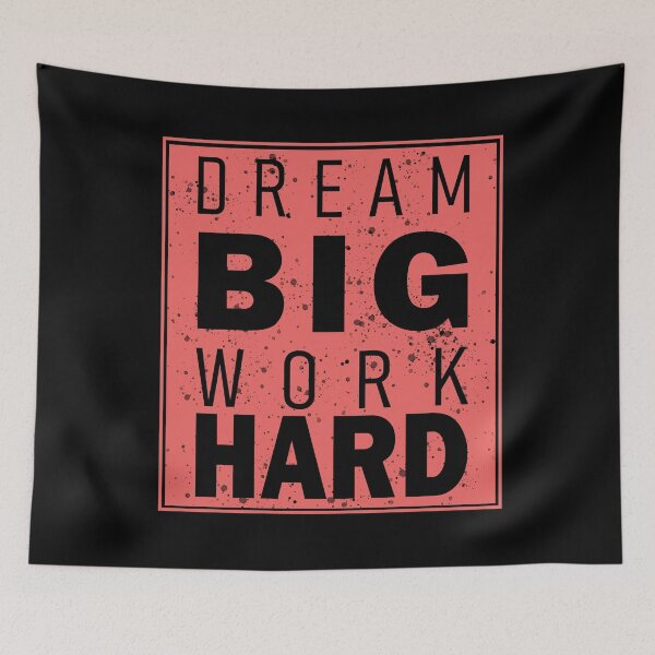 Item preview, Dream big work Hard  designed and sold by GranadaStore.