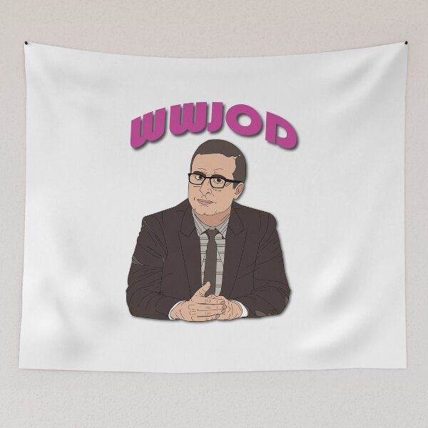 Item preview, What Would John Oliver Do? designed and sold by colormetabby.