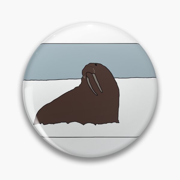 Item preview, Snowy walrus  designed and sold by designsEZ.