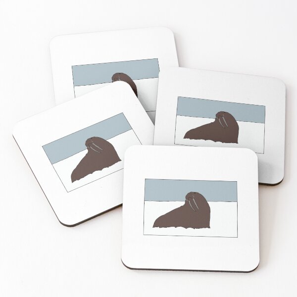 Item preview, Snowy walrus  designed and sold by designsEZ.