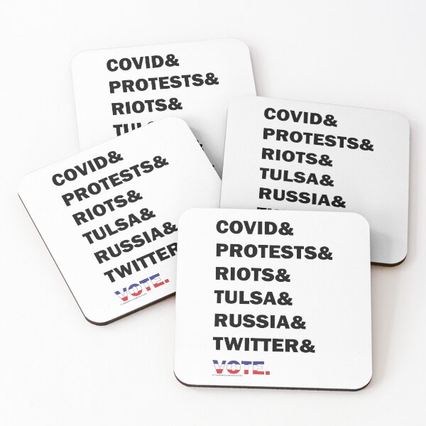Item preview, Political Covid& Protests& Riots& Tulsa& Russia& Twitter& VOTE. designed and sold by Applebox Creative.