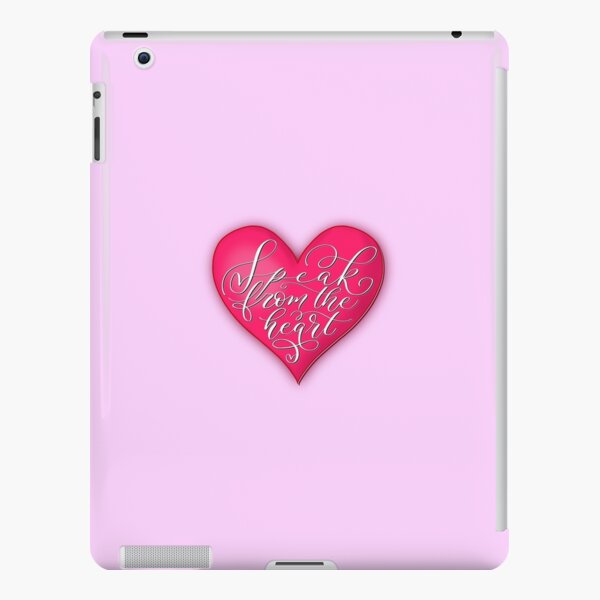 Speak from the heart iPad Snap Case