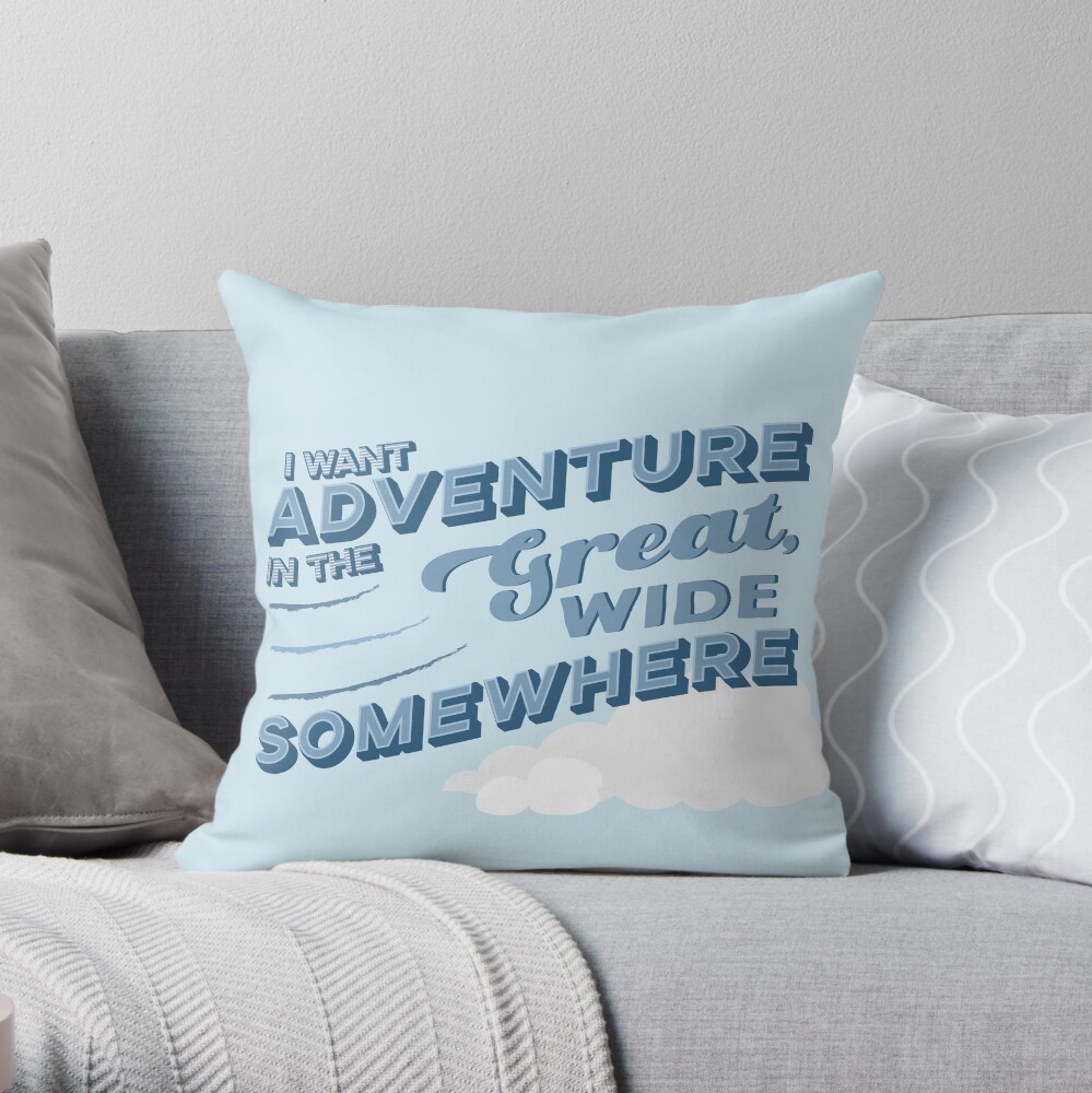 Adventure Throw Pillow