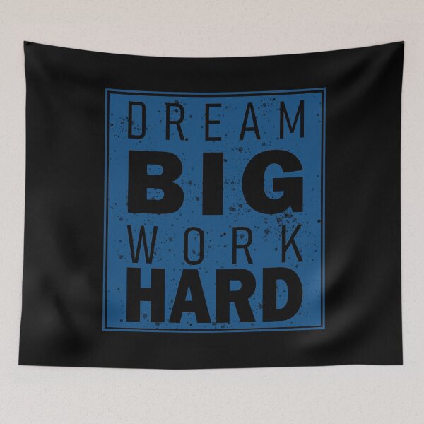 Item preview, Dream big work Hard  designed and sold by GranadaStore.