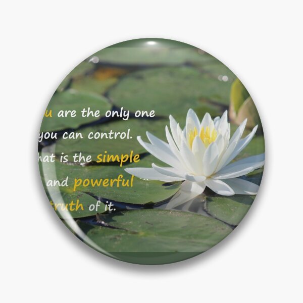 Item preview, Water Lily with quote designed and sold by JoanneKenney.