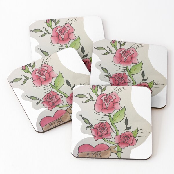 Item preview, AMA - Tradition Rose Tattoo Flash Sheet designed and sold by CassieFrassArt.