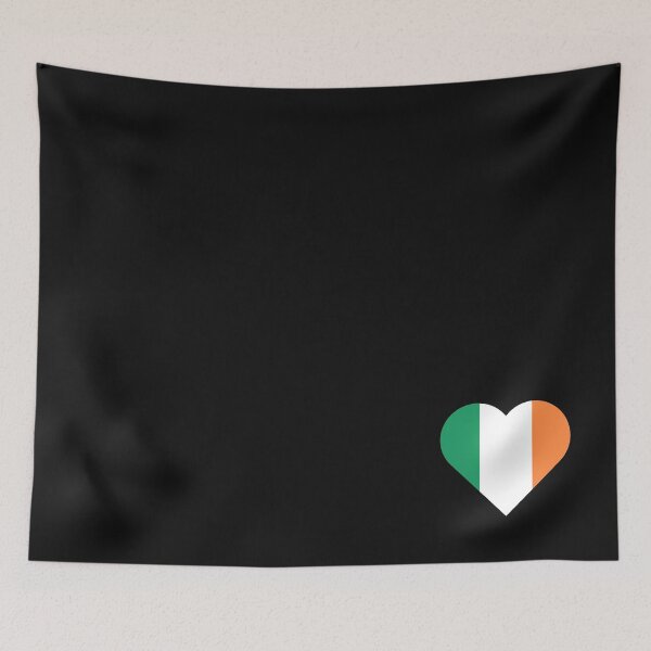 Item preview, Ireland Flag Heart designed and sold by uni-que-designs.
