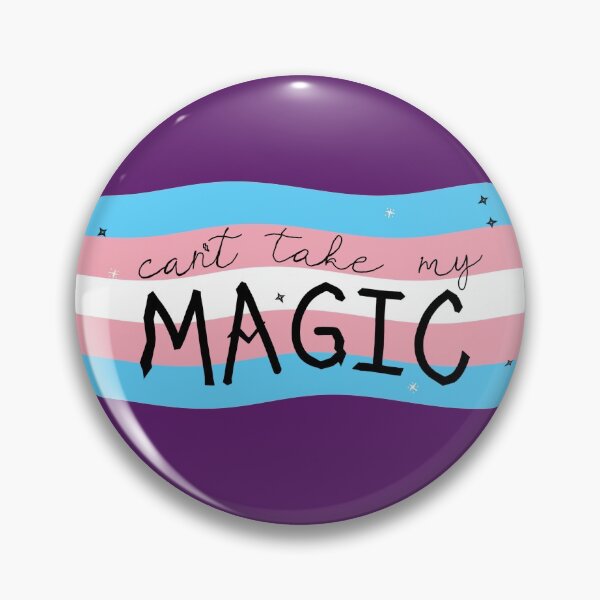 Item preview, "Can't Take My Magic" Trans Flag designed and sold by LochNestFarm.