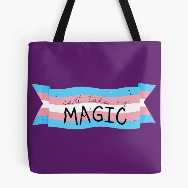 Item preview, "Can't Take My Magic" Trans Flag designed and sold by LochNestFarm.