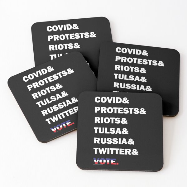 Item preview, Political Covid& Protests& Riots& Tulsa& Russia& Twitter& VOTE. designed and sold by Applebox Creative.