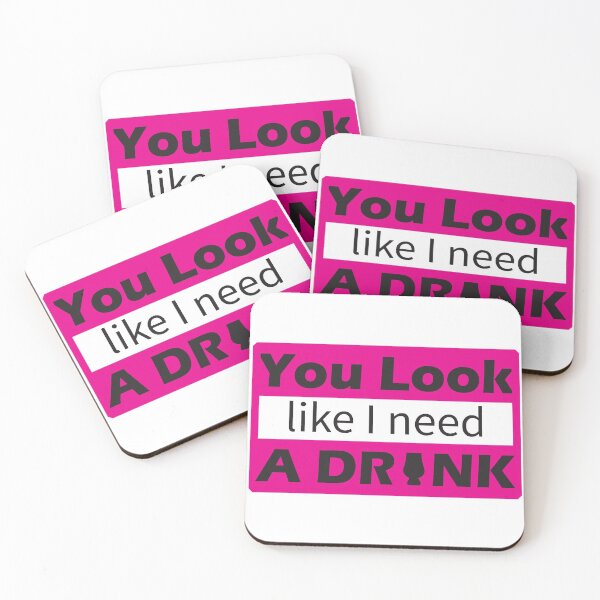 Item preview, You Look Like I Need A DRINK - Tasting Glass designed and sold by islayengraved.