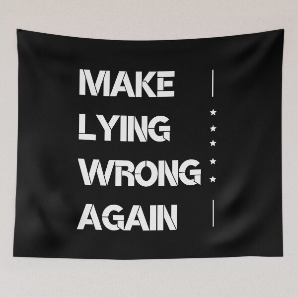 Item preview, Make Lying Wrong Again designed and sold by Masaw.