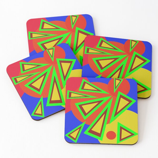 Item preview, colourful abstract pattern designed and sold by pauloneill-art.
