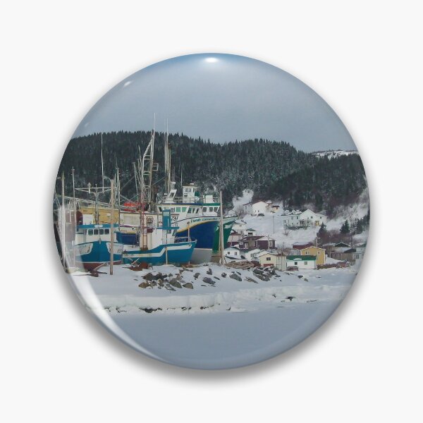 Item preview, Newfoundland town during the winter designed and sold by am-mantilla2156.