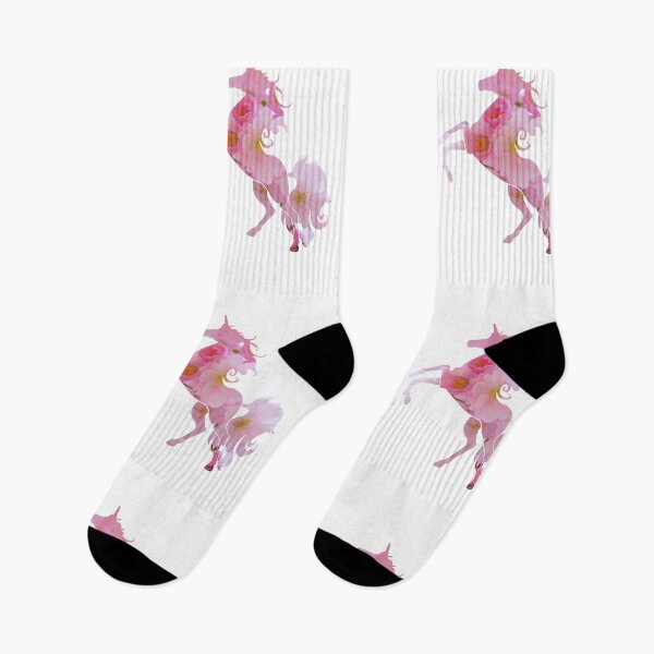 Item preview, Unicorn Silhouette with sakura, japanese cherry blossom designed and sold by Kinisis.