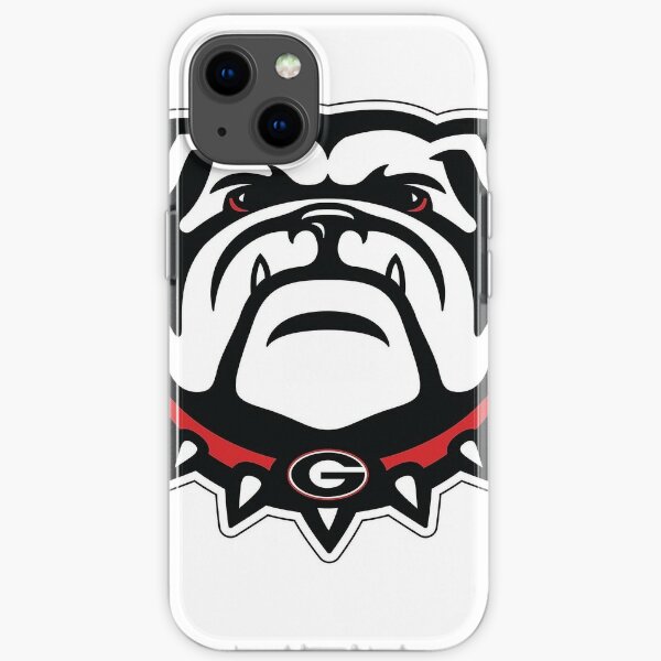 Georgia Bulldog Head iPhone Soft Case