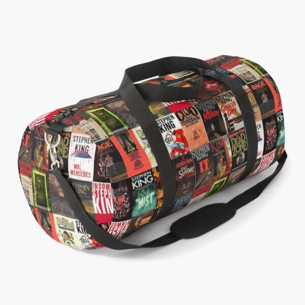 Stephen King Book Cover Collage Duffle Bag