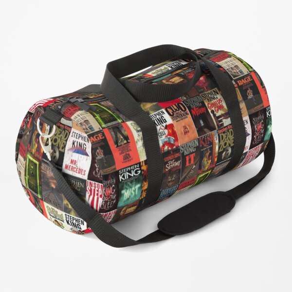 Stephen King Book Cover Collage Duffle Bag