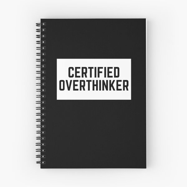 Item preview, CERTIFIED OVERTHINKER designed and sold by rachelchxn.