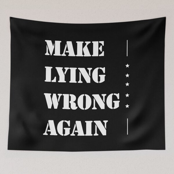 Item preview, Make Lying Wrong Again designed and sold by Masaw.