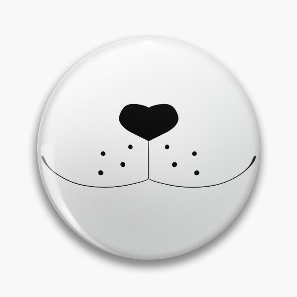 Item preview, Heart Nose Mask white designed and sold by MimiFoxx.