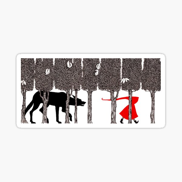 Red Riding Hood Sticker