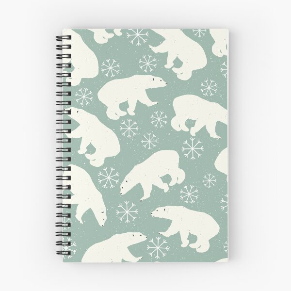 Item preview, Winter - Adorable Polar Bears and Snowflakes Pattern designed and sold by CLPDesignLab.