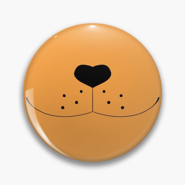 Item preview, Heart Nose Mask orange designed and sold by MimiFoxx.