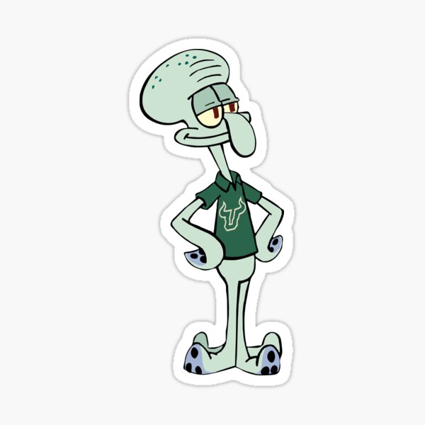 USF Squid Sticker