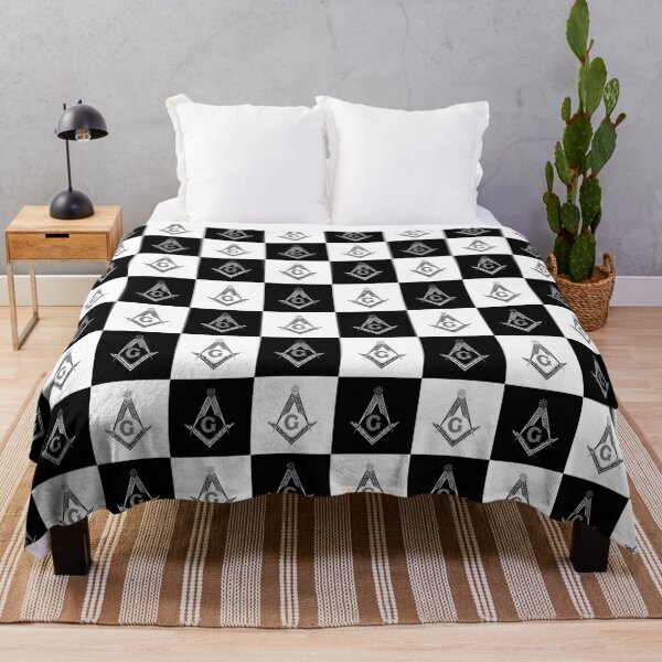 Item preview, Freemason Checkered Pattern designed and sold by Jared Davies.