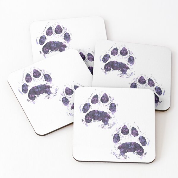 Item preview, Sumatran Tiger (Panthera tigris sumatrae) Paw Prints designed and sold by Alawstrations.