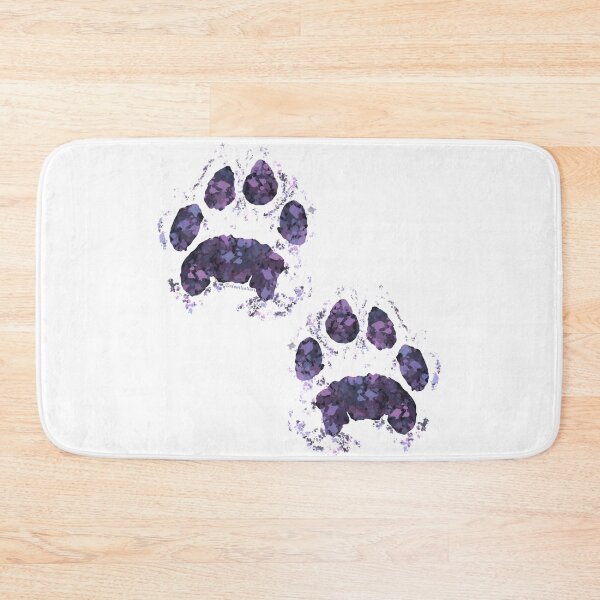 Item preview, Sumatran Tiger (Panthera tigris sumatrae) Paw Prints designed and sold by Alawstrations.