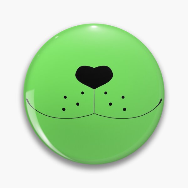 Item preview, Heart Nose Mask green designed and sold by MimiFoxx.
