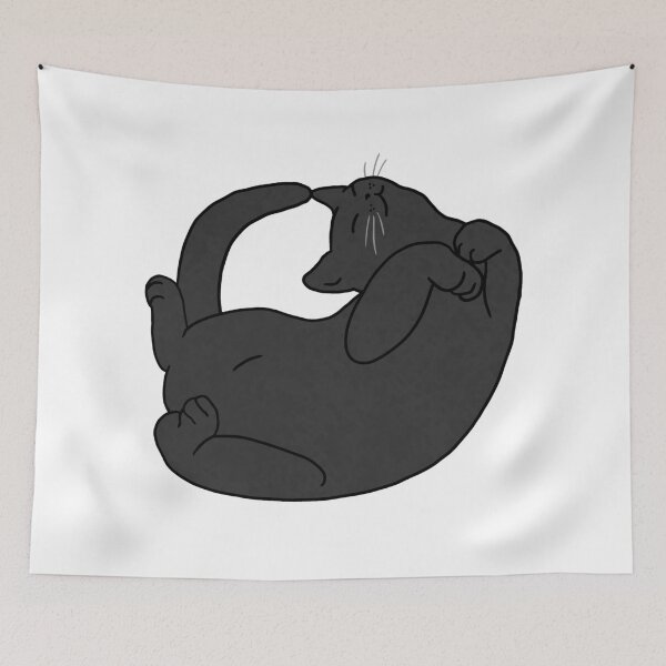 Item preview, Flop Cat - black designed and sold by CCCDesign.