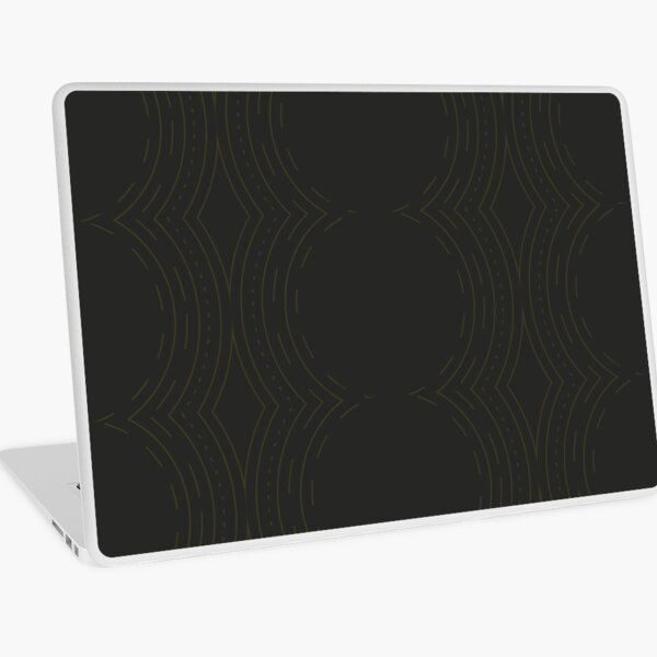 Black Cultural Circle Laptop Skin