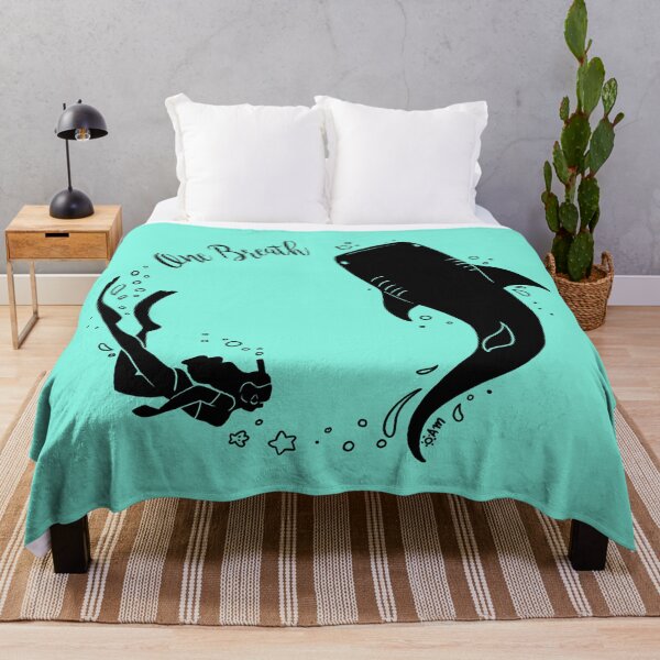 Item preview, Freedive Girl with Whale Shark - One Breath designed and sold by TheSaltSirens.
