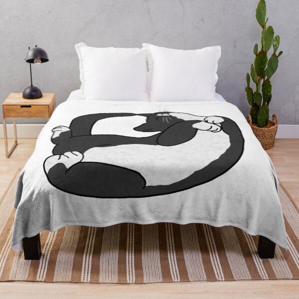 Item preview, Flop Cat - tuxedo designed and sold by CCCDesign.