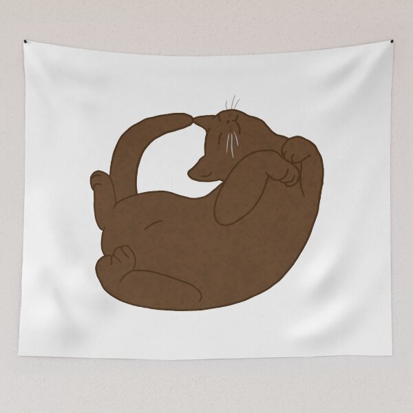 Item preview, Flop Cat - brown designed and sold by CCCDesign.